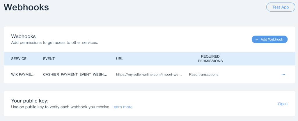 wix added hook